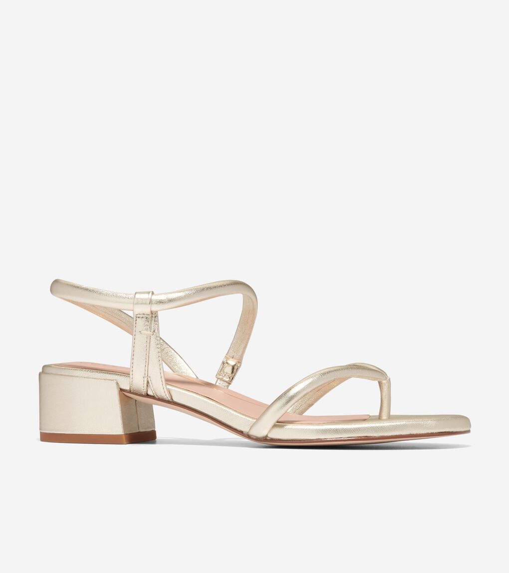 CALLI THONG BLOCK HEEL SANDAL 40MM